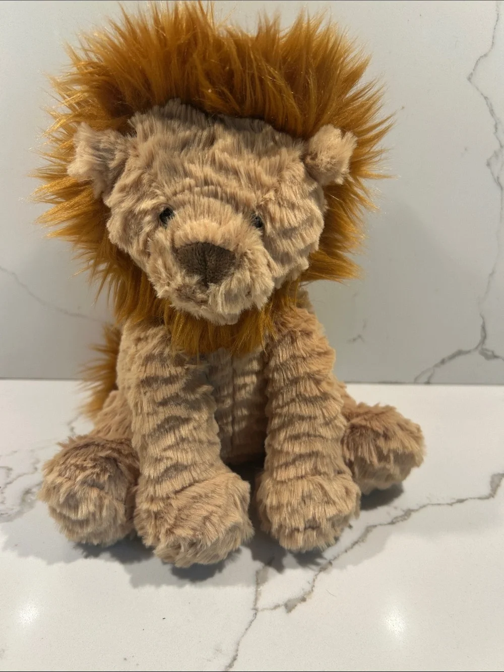Jellycat London Fuddlewuddle Beige and Golden Brown Plush Lion